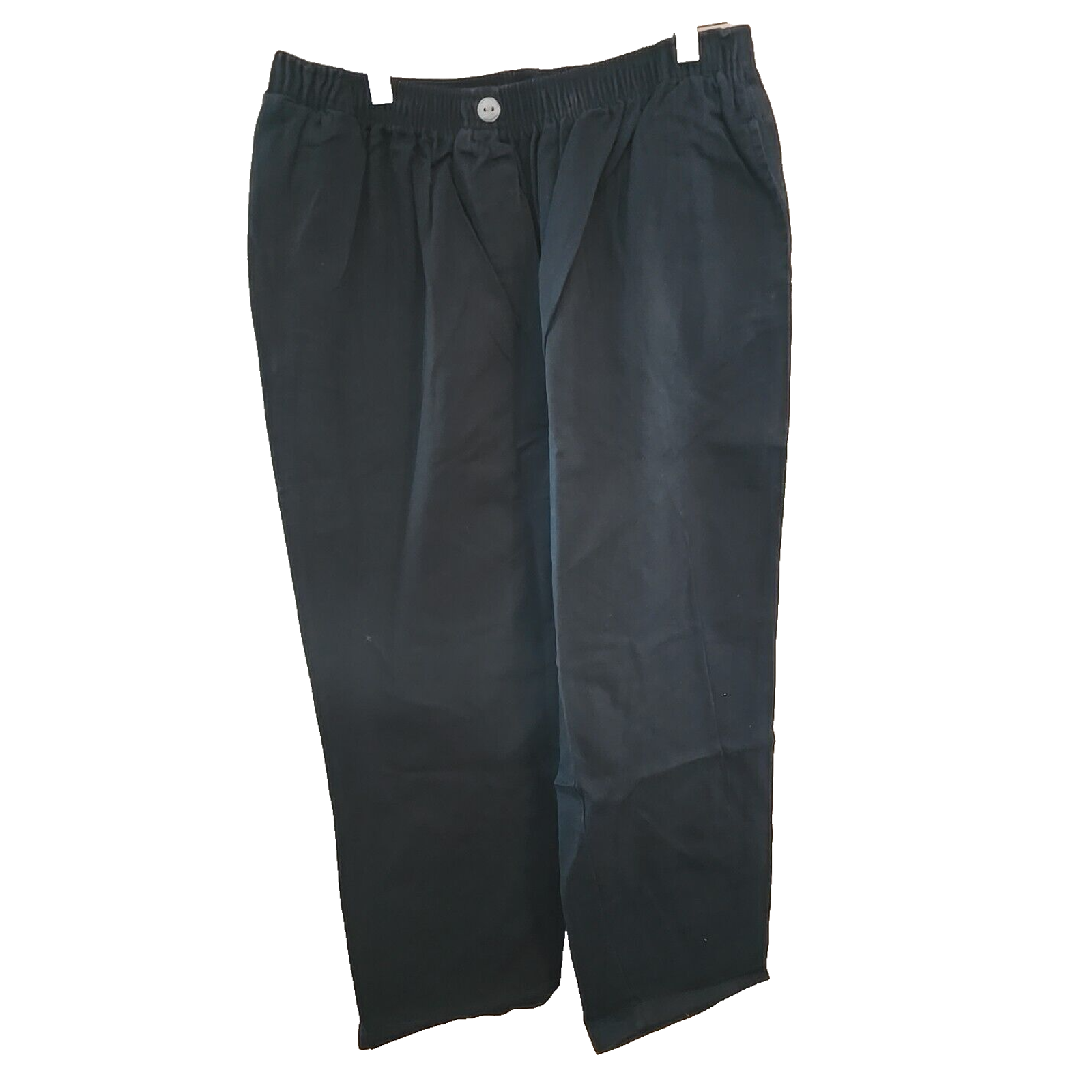 Woman Within Black Straight Leg High Rise Casual Pants Womans Plus Size 18w